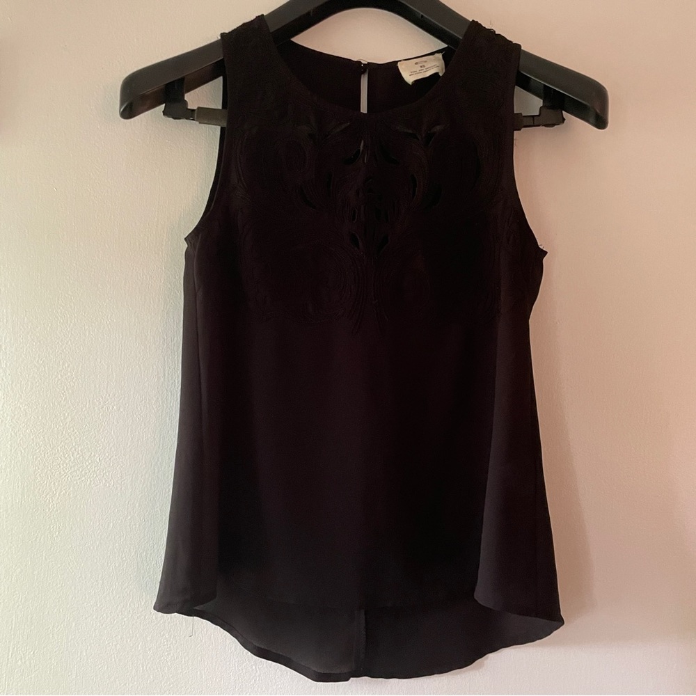 Urban Outfitters Sexy Black Sheer Shirt - Size Extra Small